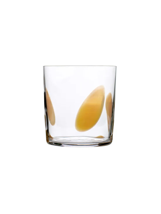 NORMAL OBJECT FACTORY DOT Apricot Drinking Glass