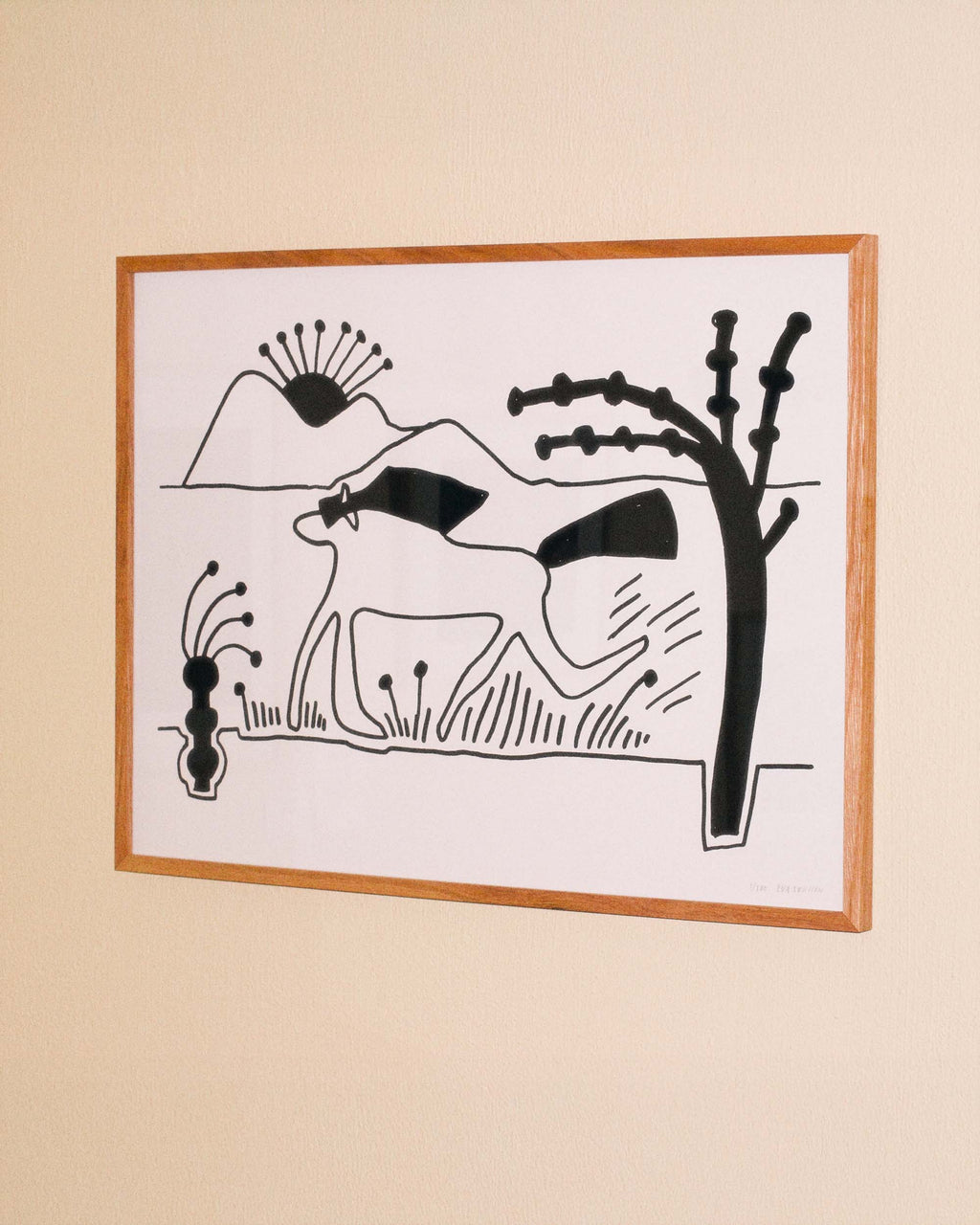 EVA ERICSSON "Hästen Springer" poster