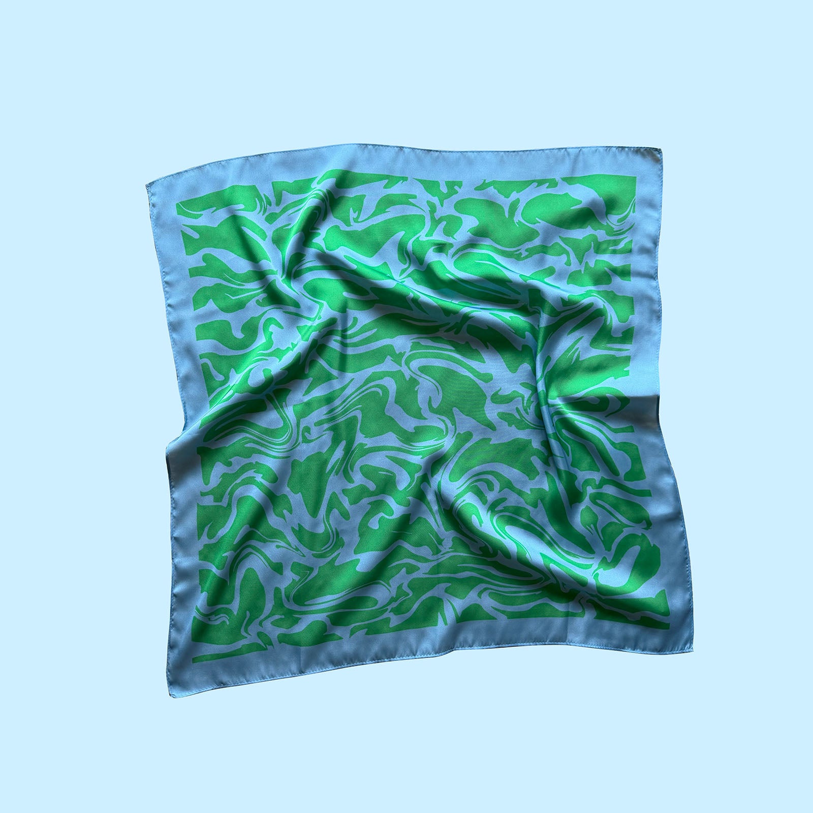 JÓNA BERGLIND Marble Grön/Blå Scarf