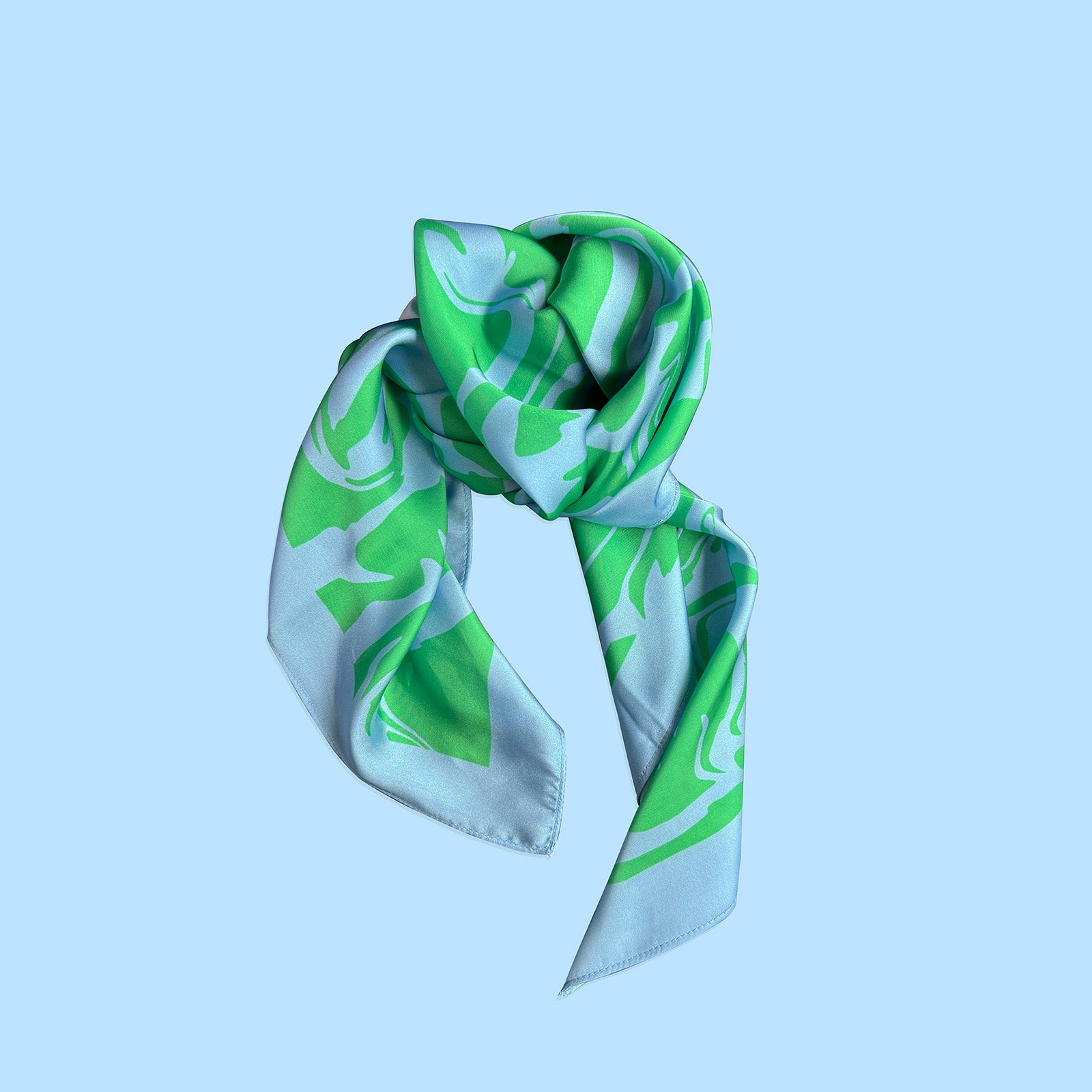 JÓNA BERGLIND Marble Grön/Blå Scarf