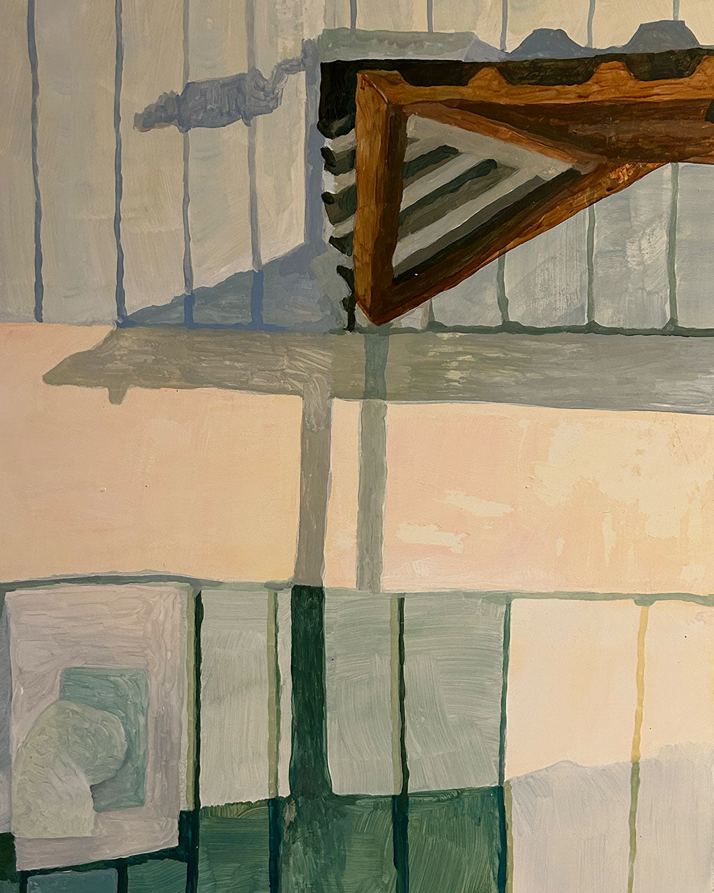 MÄRTA HANSSON "Lindgränd Ystad" Original Art
