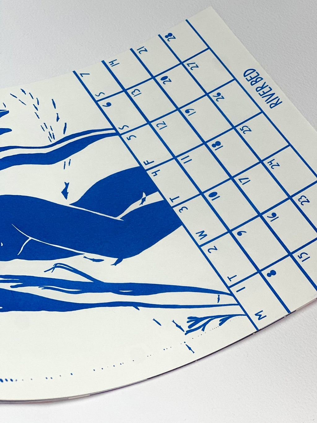 YASMINA KARLI MALMSTEN "One Year in Nature" 2026 Risograph Calendar