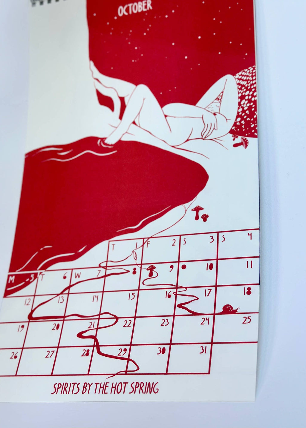 YASMINA KARLI MALMSTEN "One Year in Nature" 2026 Risograph Calendar