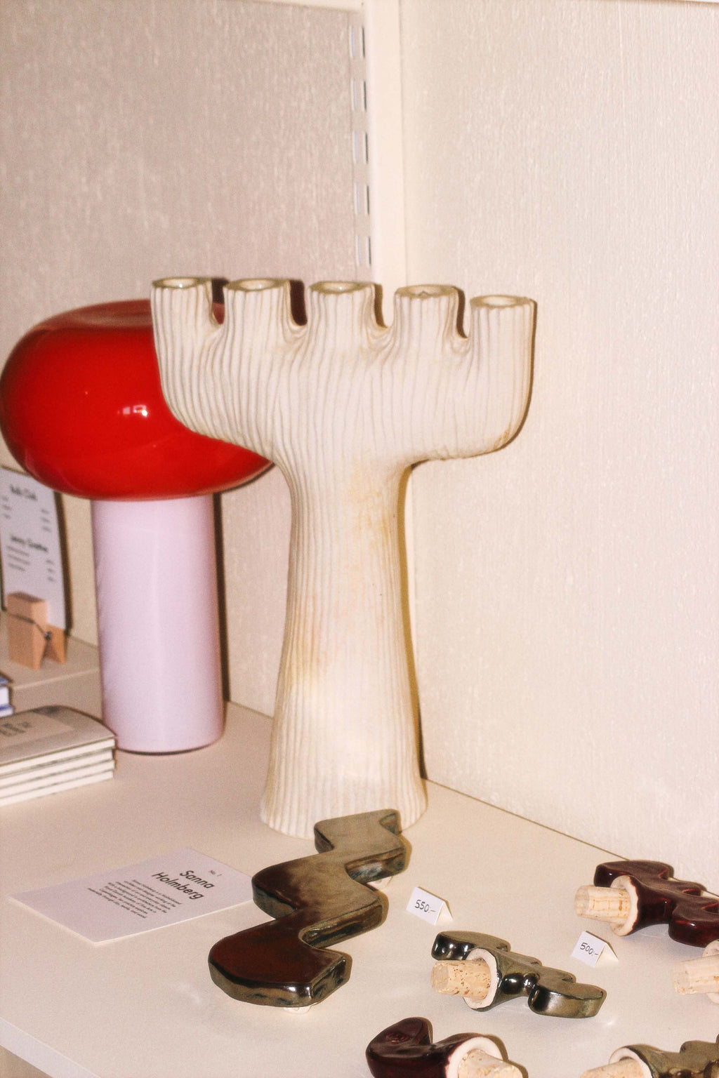 SANNA HOLMBERG "Lined Beige" Chandelier