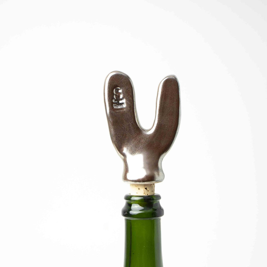 SANNA HOLMBERG "U Silver" Wine Stopper